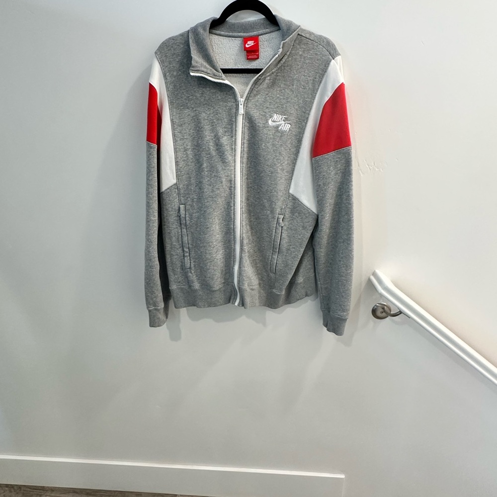 Nike Gray Sweatshirt with Red Tag used